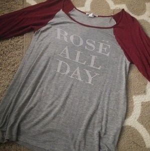 Rose all day tunic